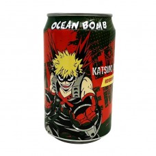 0X-54319 OCEAN BOMB HERO ACADEMIA SPARKLING WATER (RED GRAPE) 11.15 Oz (330ml)