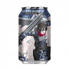 0X-54330 OCEAN BOMB ATTACK ON TITAN SPARKLING WATER (HONEY CITRON) - MIKASA ACKERMAN 11.15 Oz (330ml)