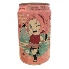0X-54350 OCEAN BOMB NARUTO SPARKLING WATER (LYCHEE) - Sakura Haruno 11.15 Oz (330ml)