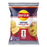 0X-93805 Lays Gourmet Potato Chips Garlic Butter FIFA World Cup 2.46 Oz (70 g)