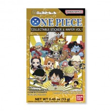 0X-77405  One Piece Chocolate Flavored Wafer & Collectible Sticker Volume 1 .45 Oz (13 g)