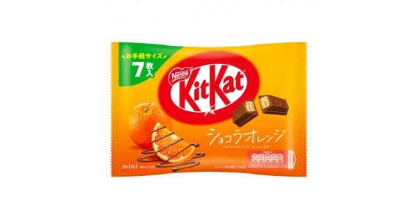 Japanese Kit Kat Mini Chocolate - Chocolate Orange Flavored 2.86oz