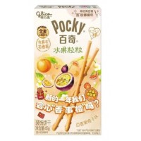 0X-04717 Glico Pejoy Premium Cream-filled Biscuit Sticks (Passion Fruit and Orange Flavor)  1.69 Oz (48 g)