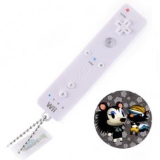 02-97944 Animal Crossing Mini Wii Remote Controller Keychain Light Projector - Mabel & Badger