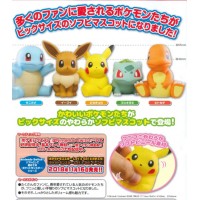 02-87252 Pokemon Sun & Moon Soft Vinyl Sofubi Figure 300y - Set of 5