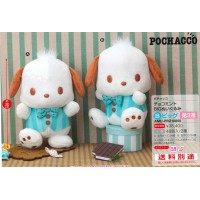 Sanrio Characters Pochacco Chocolate Mint BIG Plush Standing Version
