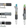 CM-20143 Bandai  Star Wars Light Saber Keychain 500y - Set of 6