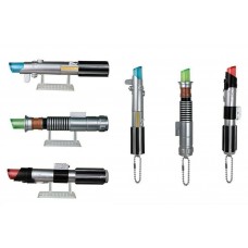 CM-20143 Bandai  Star Wars Light Saber Keychain 500y - Set of 6