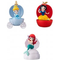 CM-41955 Disney Princess Capchara  Heroine Doll Stories Capsule Figure Collection 500y - Set of 3