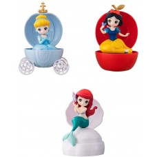 CM-41955 Disney Princess Capchara  Heroine Doll Stories Capsule Figure Collection 500y - Set of 3