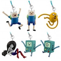 CM-81774 Adventure Time Mini Figure mascot Strap 200y - Set of 6