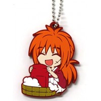 01-71553 Rurouni Kenshin -Meiji Swordsman Romantic Story Rubber Mascot 300y - Kenshin Himura A