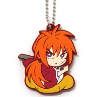 01-71553 Rurouni Kenshin -Meiji Swordsman Romantic Story Rubber Mascot 300y - Kenshin Himura B