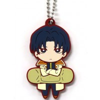 01-71553 Rurouni Kenshin -Meiji Swordsman Romantic Story Rubber Mascot 300y - Aoshi Shinomori