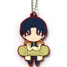 01-71553 Rurouni Kenshin -Meiji Swordsman Romantic Story Rubber Mascot 300y - Aoshi Shinomori