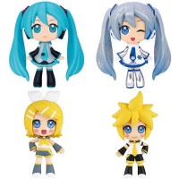 01-05239 Vocaloid Hatsune Miku Deforme Mini Figure Mascot Collection - Set of 4