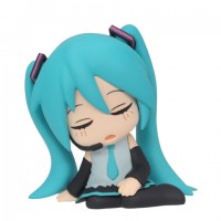 01-06644  Vocaloid Hatsune Miku Katazun Sleeping Mascot Mini Figure 400y - Hatsune Miku