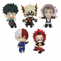 01-89490 My Hero Academia Pyonkore Mini Figure w/ Display Stand 300y - Set of 5