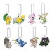 02-50223 Pocket Monsters the Movie: Coco Acrylic Swinger / Mascot 300y - Set of 8