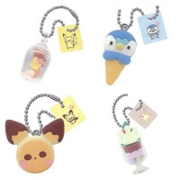 02-07595 Pokemon Poke Piece Sweets Mascot Part 2 300y - Complete Set of 4
