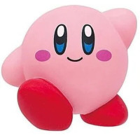 02-08410 Kirby's Dream Land Wii Deluxe Koronto Soft Vinyl Kirby Collection 300y - Kirby (Pink)