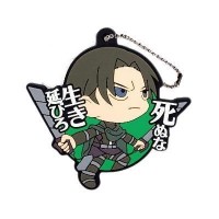 01-11147 Attack on Titan The Final Season Capsule Rubber Mascot 300y - Levi Ackerman