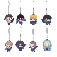 01-70795 Attack on Titan The Final Season Capsule Rubber Mascot 2 300y - Set of 8