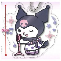 SR-28939 Sanrio Kuromi Acrylic Keychain 300y - Artist