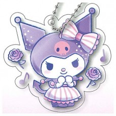 SR-28939 Sanrio Kuromi Acrylic Keychain 300y - Idol