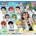 01-97039 Bandai YowaMushi Pedal Grande Road In Summer Capsule Clear Key Chain 300y - Set of 8