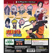 01-47779 Naruto Shippuden Capsule Rubber Mascot 300y - Set of 7