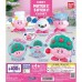 02-55501 Nintendo Kirby Dream Land  Capchara Muteki Suteki Closet Mini Figure Collection 400y - Set of 4