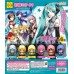 01-44691 Piyokuru Vocaloid  “Hatsune Miku 01”  Egg Capsule  Keychain Mascot 400y - Set of 6