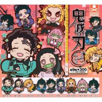 01-71166 Demon Slayer Capsule Rubber Mascot Vol. 2 300y - Set of 9