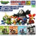 02-81541 1/40 Scale Pokemon Zukan Figures Collection 3D Encyclopedia Pokemon XY 02 300y - Set of 4