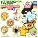 02-87309 Pokemon Netsuke Sun & Moon Mascot Strap Part 3 200y - Set of 5