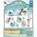 SR-88461 Sanrio Character LOVE Meets Chocolate Mint Mini Figure Collection 300y - Set of 5