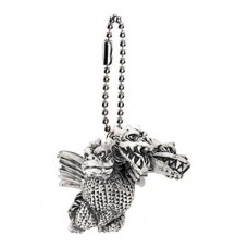 M1-11284 Toho Monsters Godzilla Mini SD Figure (Monochrome) Keychain Mascot - King Ghidorah