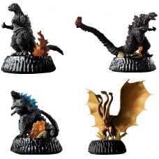 M1-36069 HG High Grade D+ Godzilla 01 Mini Figure Diorama Capsule Vol. 01 500y - Set of 4