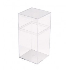 036C Square Clear Plastic Display Case 2.5 x 2.625 x 5.75 inches