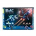 MS-09508 PlayMonster Snap Ships Battle Set: Wasp K.L.A.W. Heavy Fighter and Falx SC-41 Escort