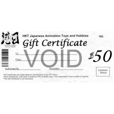 HKT Import Toys mugentoys.com Gift Certifcate $50.00