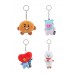 SR-18935 BT21 Universal BTS Mini Plush on a Keychain Blind Box Trading Figure