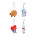 SR-18935 BT21 Universal BTS Mini Plush on a Keychain Blind Box Trading Figure