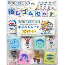 SR-80217 Doraemon Sugoroku Eraser Set (Set of 4)