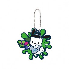 SR-29413 Splatoon 2 X Sanrio Characters Capsule Rubber Mascot 300y - Pochacco