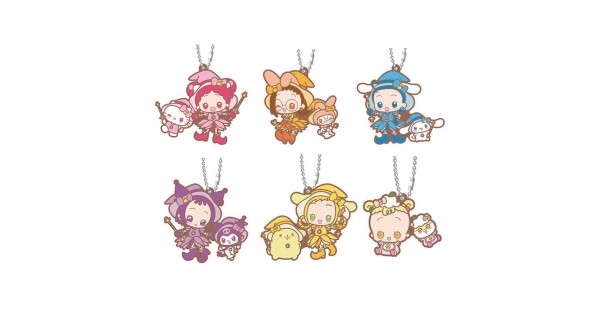 Ojomajo Doremi X Sanrio Character Special Capsule Rubber Mascot