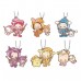 SR-51545 Ojomajo Magical DoReMi X Sanrio Character Special Capsule Rubber Mascot 300y - Set of 6