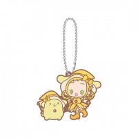 SR-51545 Ojamajo Doremi (Magical DoReMi) x Sanrio Character Special Capsule Rubber Mascot 300y - Pom Pom Purin & Momoko Asuka