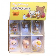 SR-54349 Rilukkuma Egg Version Strap 450y (ONE RANDOM)